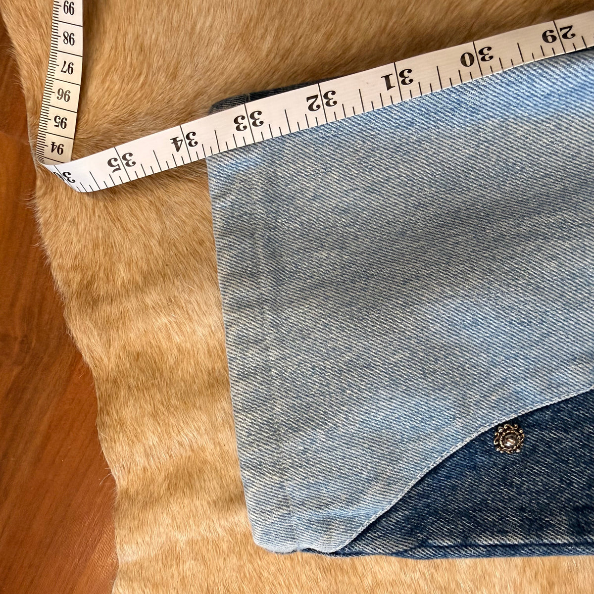 Rare Vintage 1990s Two Toned Western Ethics Jeans Size 27