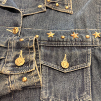 Vintage 1990s Studded Silverlake Denim Jacket Size L