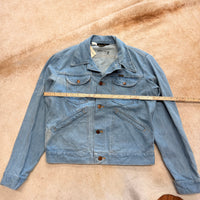 Mens Vintage 1970s Denim Wrangler Jacket Size M