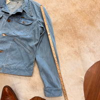 Mens Vintage 1970s Denim Wrangler Jacket Size M