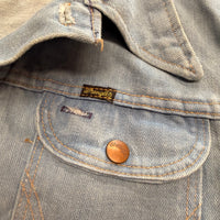 Mens Vintage 1970s Denim Wrangler Jacket Size M