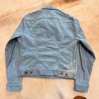 Mens Vintage 1970s Denim Wrangler Jacket Size M