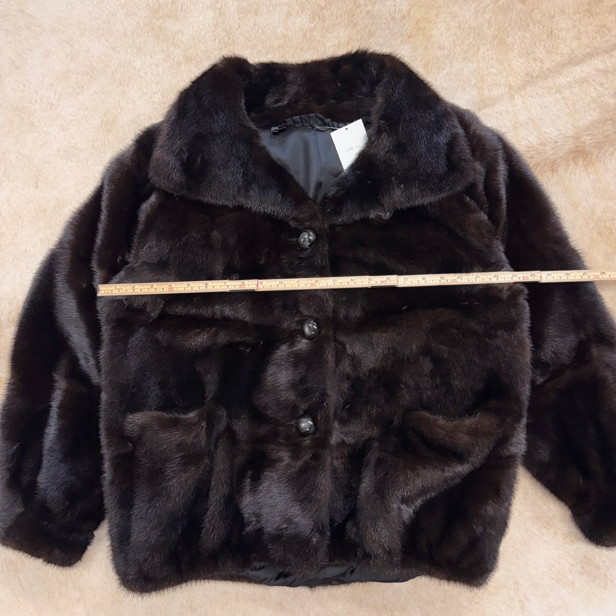 Vintage Genuine Mink Coat Size L