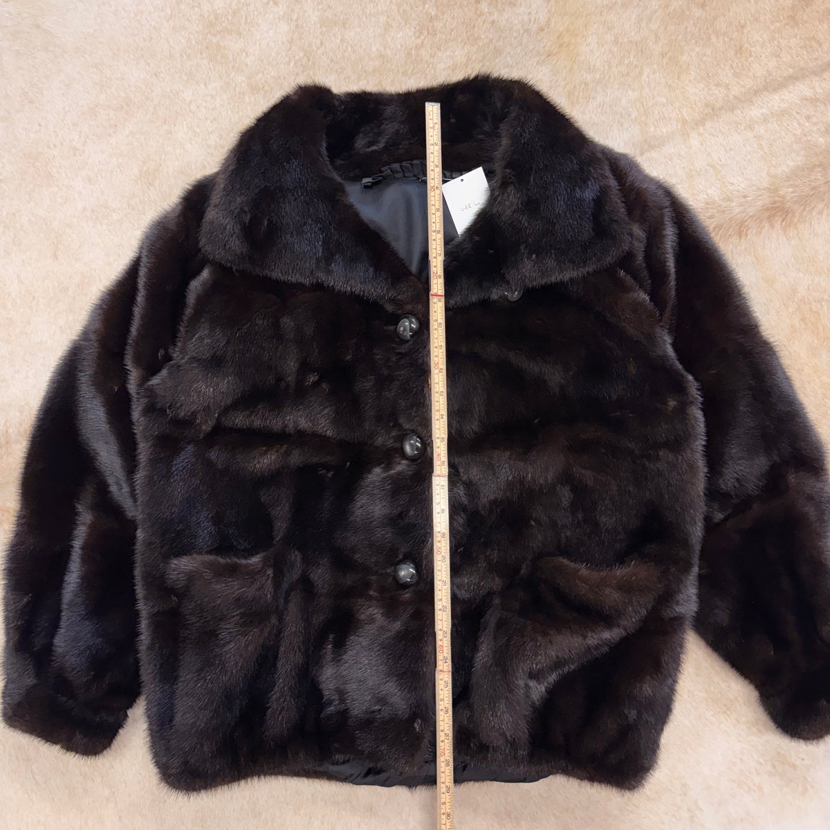 Vintage Genuine Mink Coat Size L