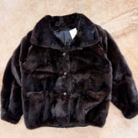 Vintage Genuine Mink Coat Size L
