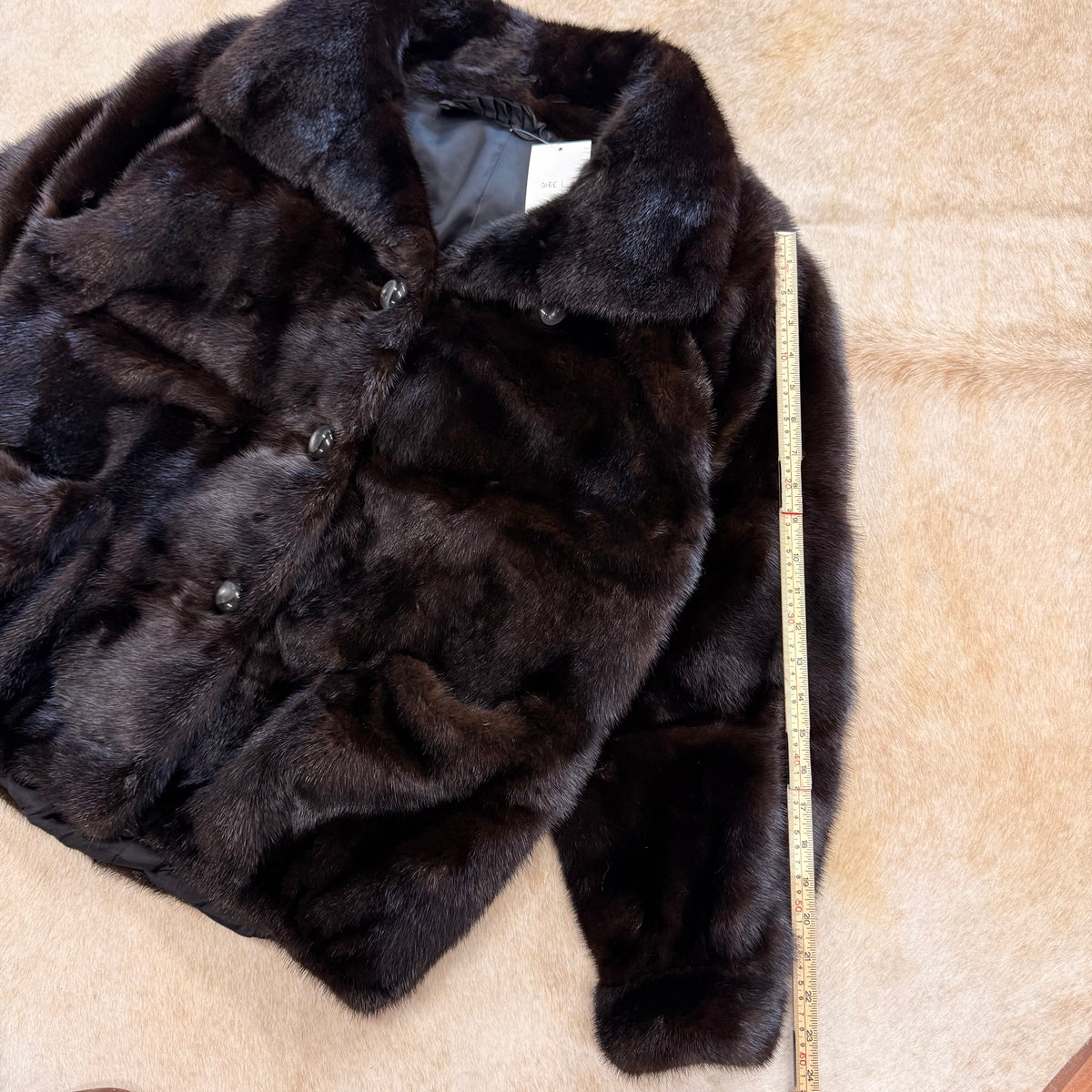 Vintage Genuine Mink Coat Size L
