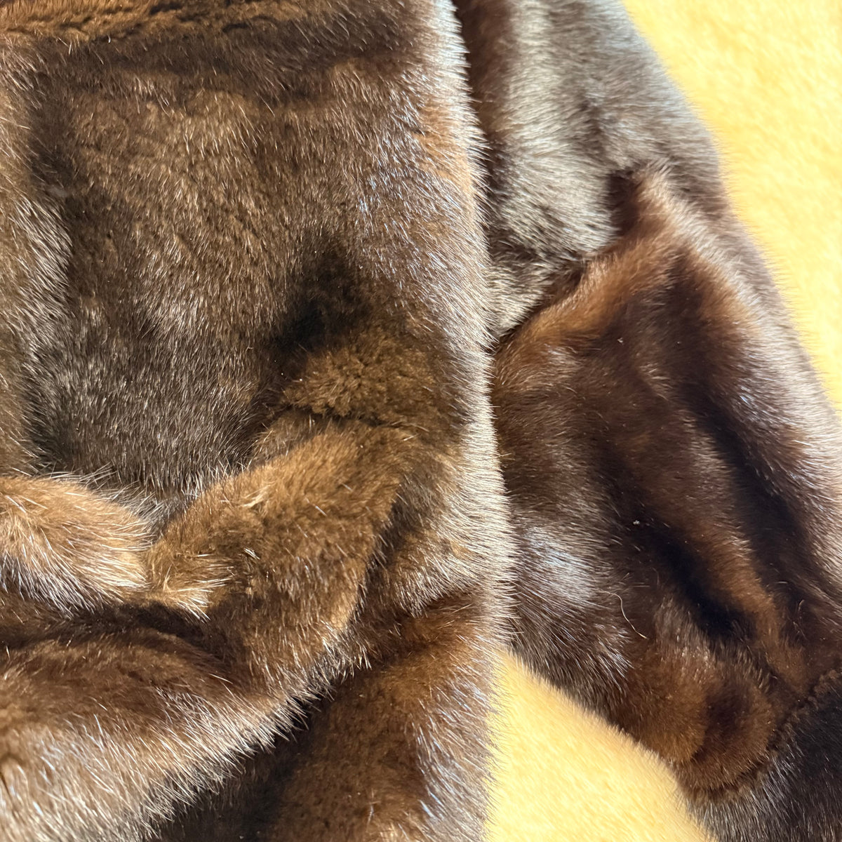 Vintage Genuine Mink Coat Size L