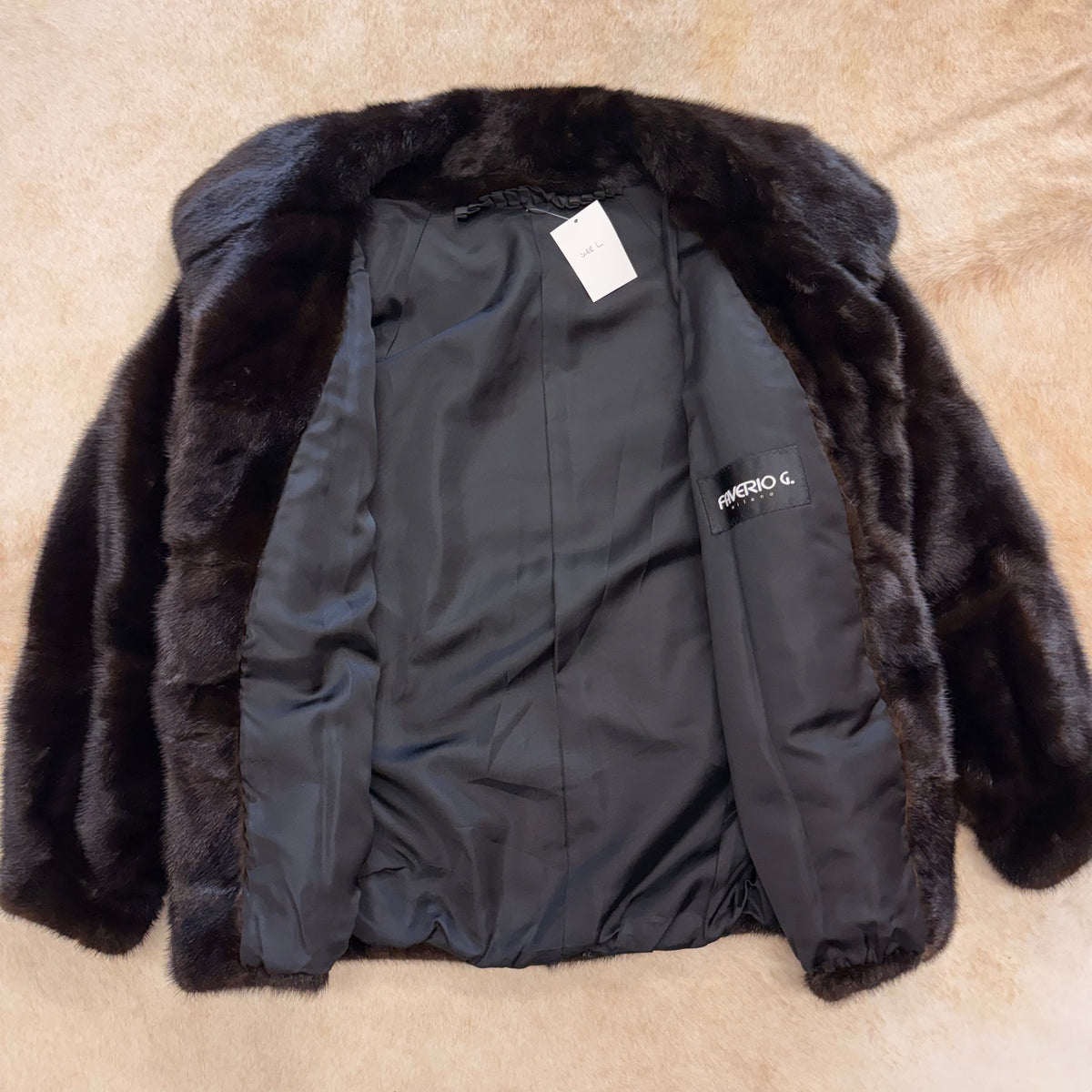 Vintage Genuine Mink Coat Size L