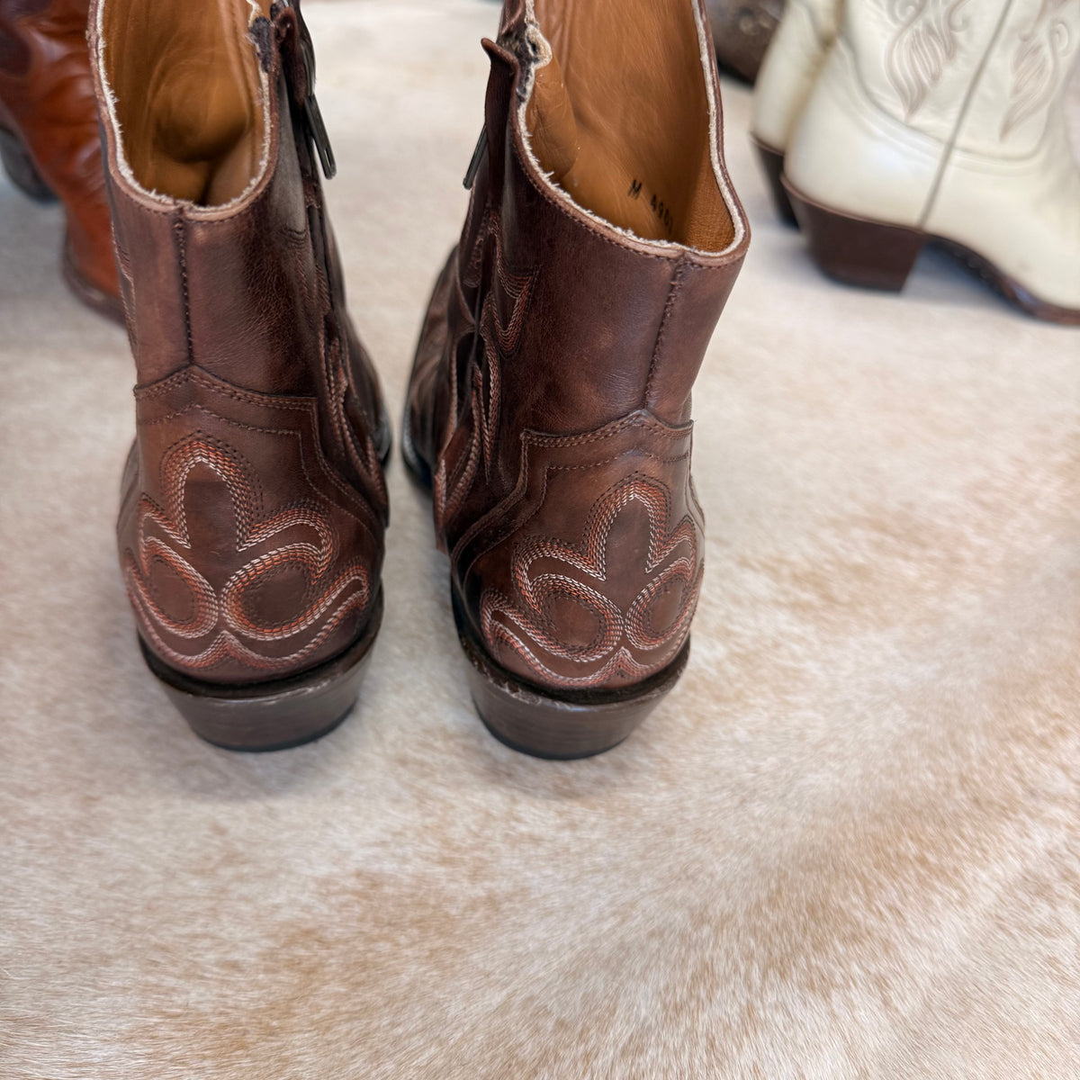 Brown Lucchese Cowboy Boots Size 8