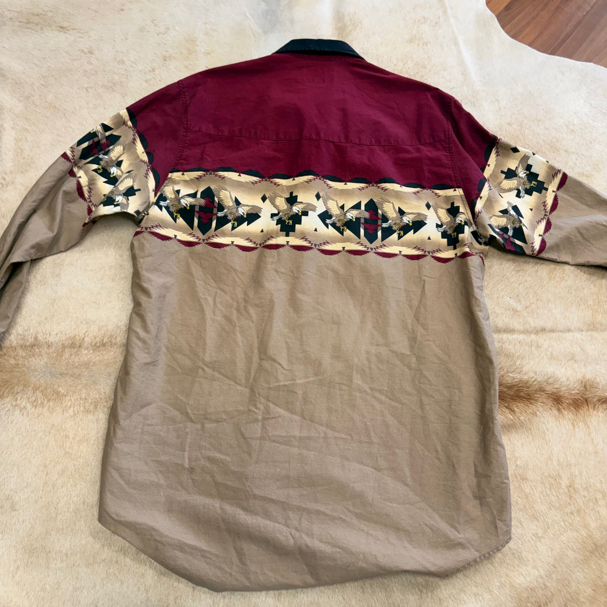 Mens Vintage 1990s Cumberland Outfitters Eagle Shirt Size XXL