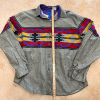 Mens Vintage 1990s Southwestern Print Roper Shirt Size M