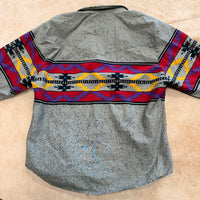 Mens Vintage 1990s Southwestern Print Roper Shirt Size M