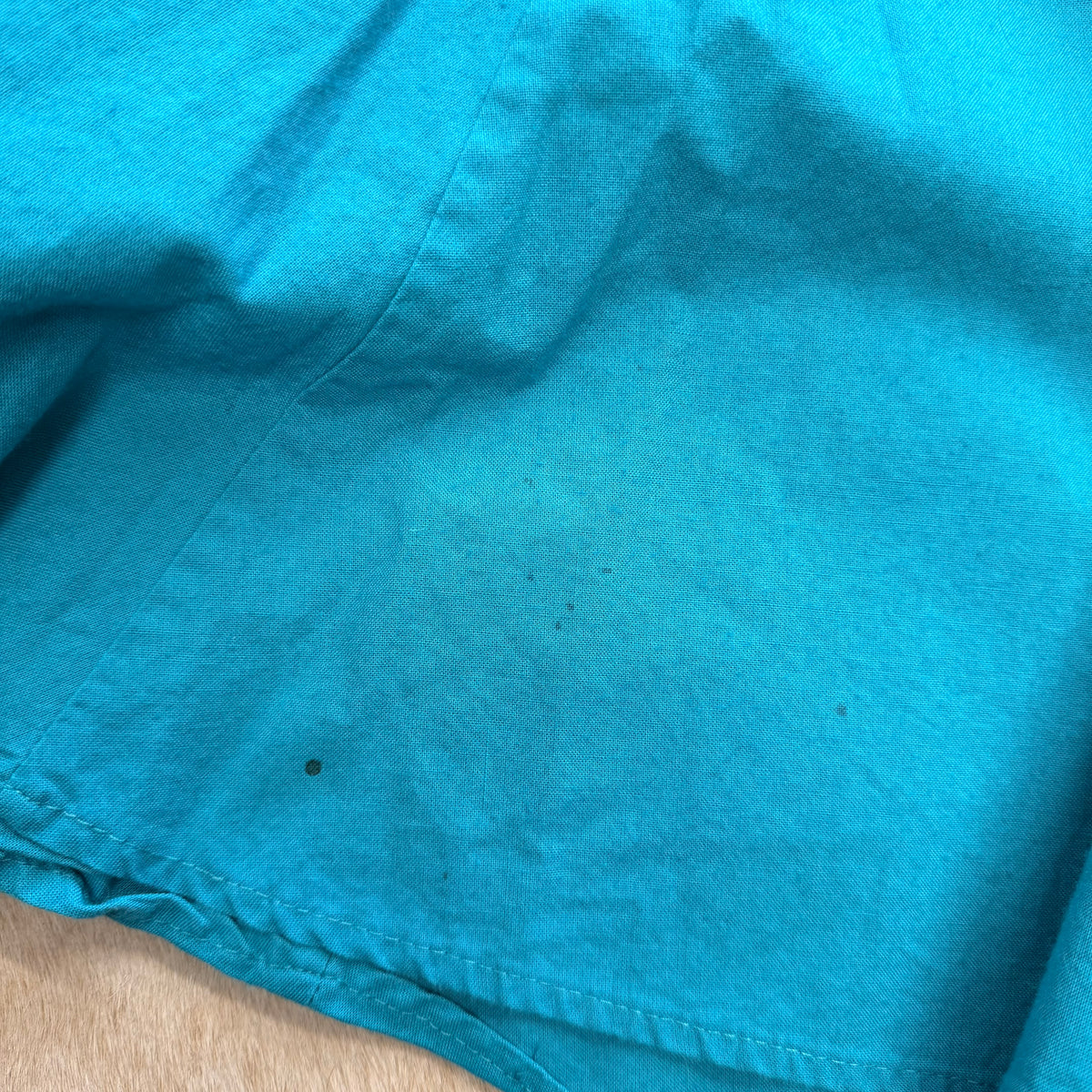 Vintage Authentic Ranchwear 1980s Turquoise Skirt Size XS