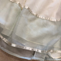 Vintage 1970s Gunnies White And Blue Skirt Size XS/S