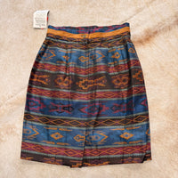 Deadstock Vintage 1980s Top Rail Southwestern Print Skirt Size S