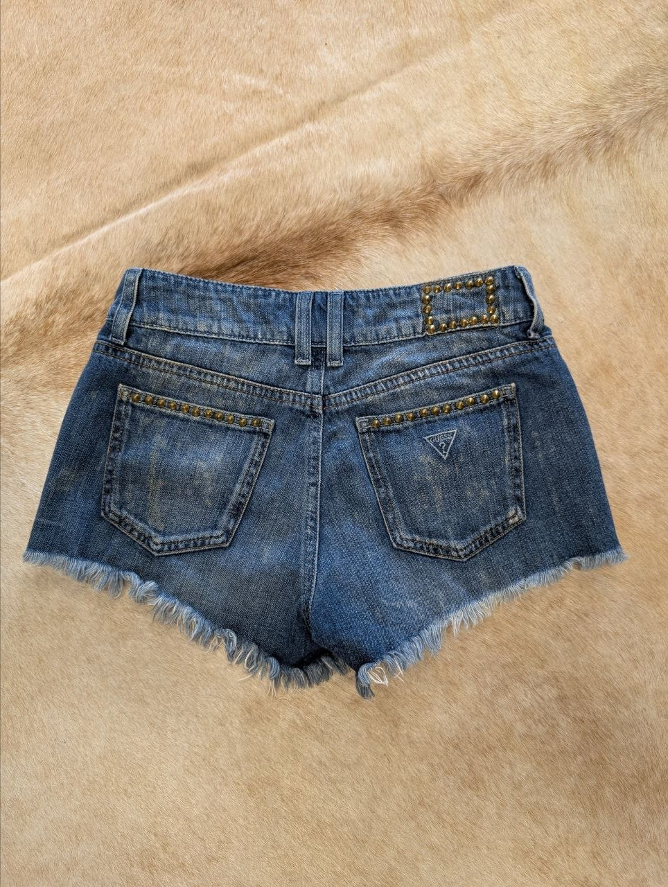 Y2K Studded Low Rise Guess Shorts Size 24