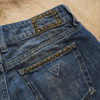 Y2K Studded Low Rise Guess Shorts Size 24
