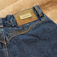 Embellished Bareback High Rise Lawman Shorts Size 00