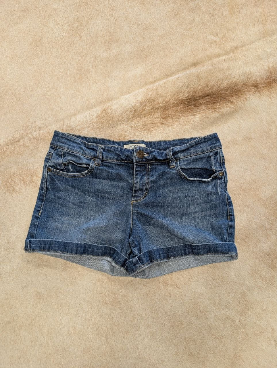 Mid Rise Canyon River Blues Shorts Size 10