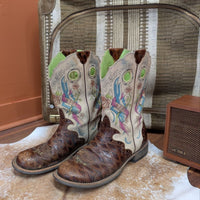 Ariat Live to Ride Round Toe Multicolor Cowboy Boots Size 9.5