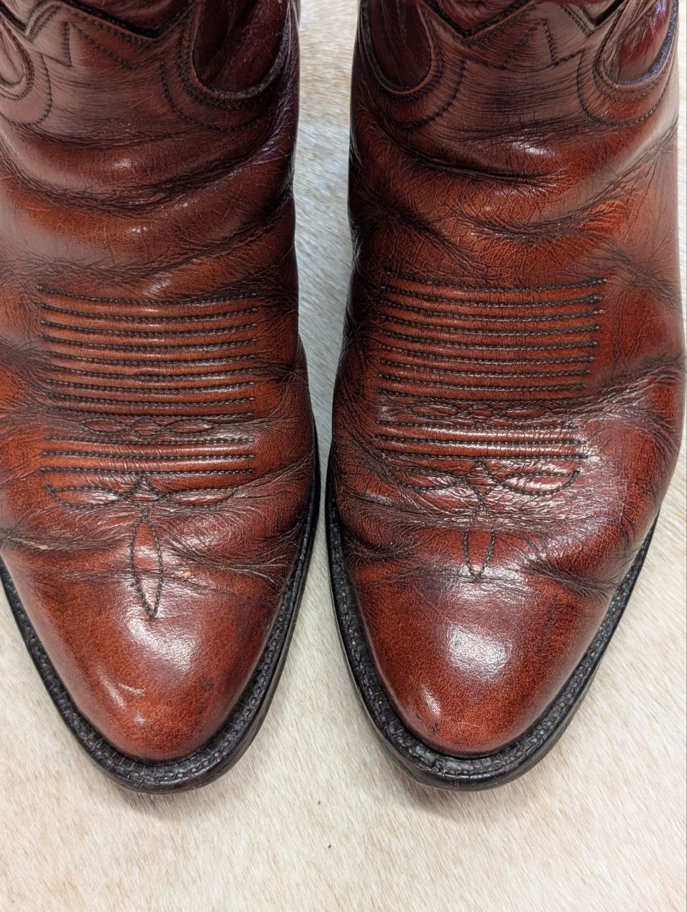 Mens Vintage 1980s Tony Lama Cowboy Boots Size 8D