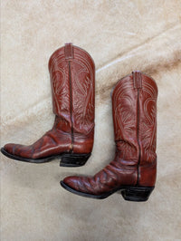 Mens Vintage 1980s Tony Lama Cowboy Boots Size 8D