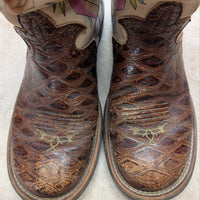Ariat Live to Ride Round Toe Multicolor Cowboy Boots Size 9.5