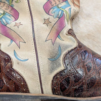 Ariat Live to Ride Round Toe Multicolor Cowboy Boots Size 9.5