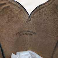 Dark Grey and Tan Embroidered Corral Harness Cowboy Boots Size 8.5