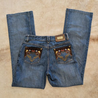 High Rise Bootcut Lawman Jeans With Pocket Detail Size 7