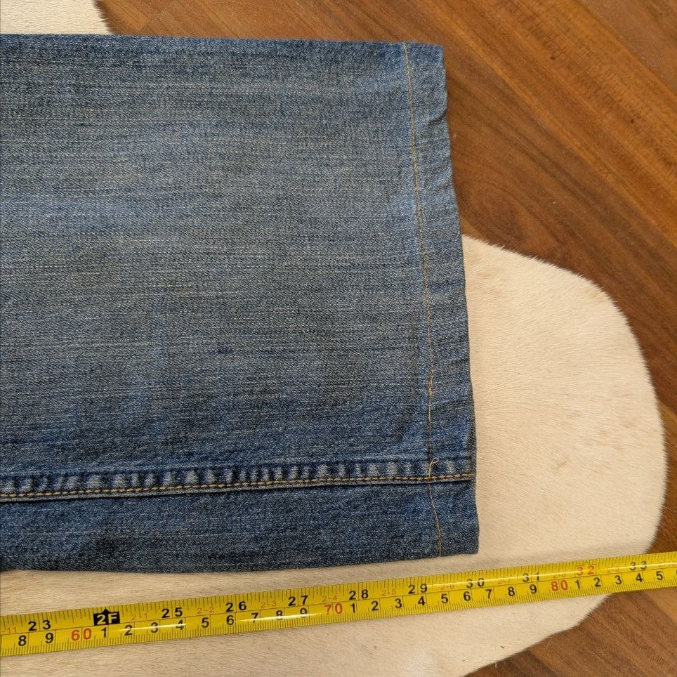 High Rise Bootcut Lawman Jeans With Pocket Detail Size 7