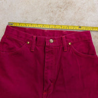 True Red Vintage 1990s High Rise Straight Leg Wrangler Jeans Size 9x36