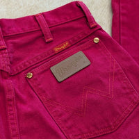 True Red Vintage 1990s High Rise Straight Leg Wrangler Jeans Size 9x36