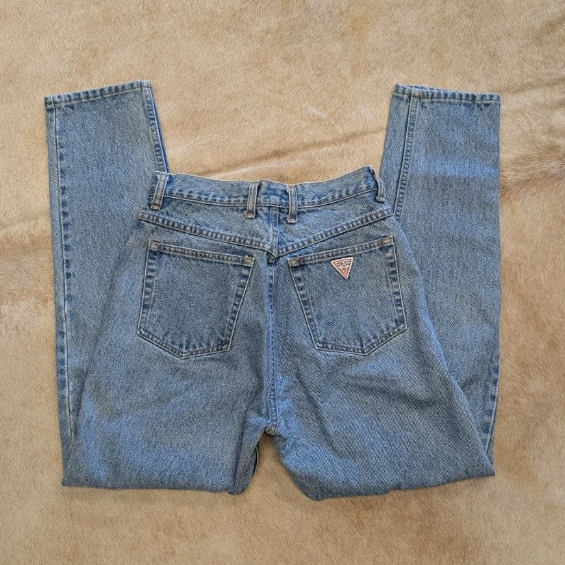 Vintage 1980s High Rise Guess Mom Jeans Size 30