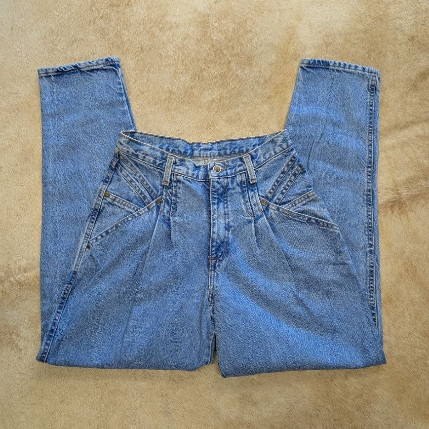 Vintage 1980s Zena High Rise Mom Jeans Size 9