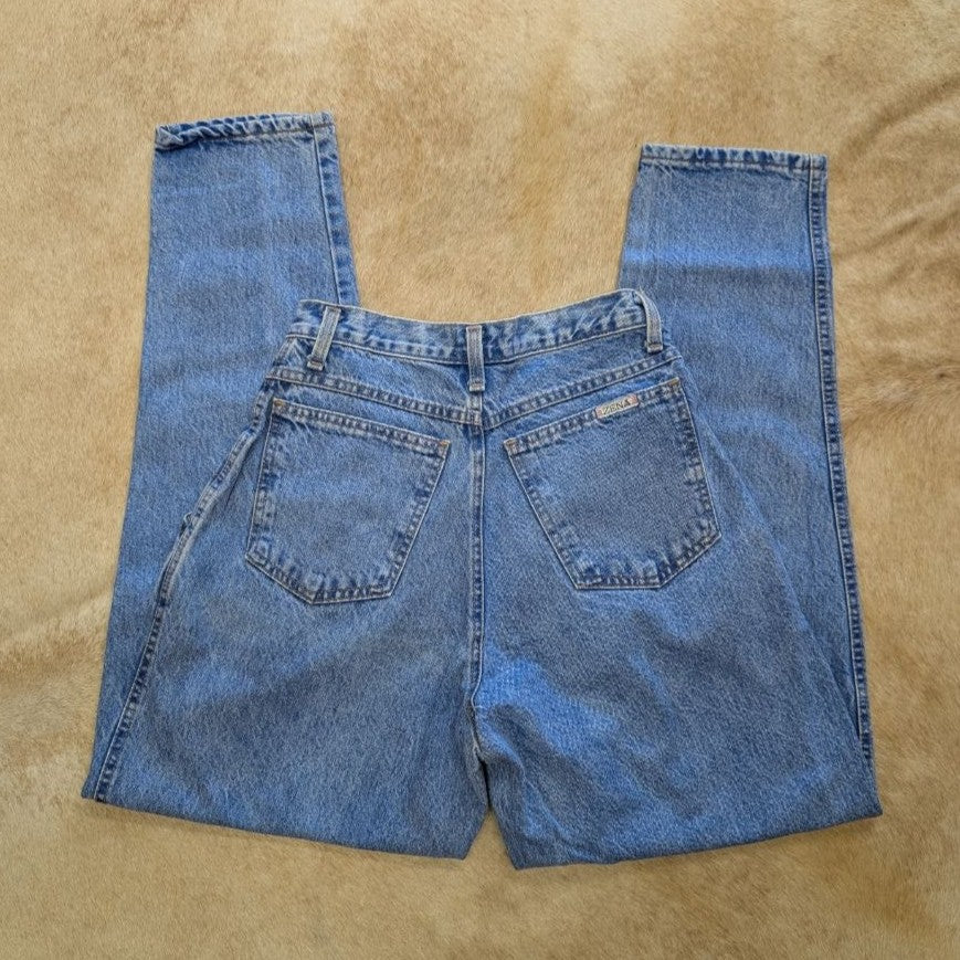 Vintage 1980s Zena High Rise Mom Jeans Size 9