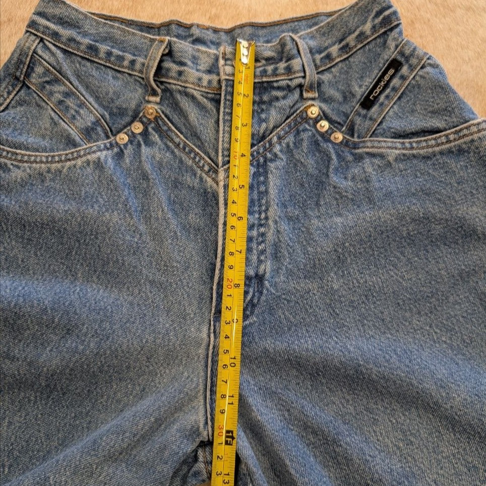 Vintage 1990s High Rise Rockies Bareback Jeans Size 9