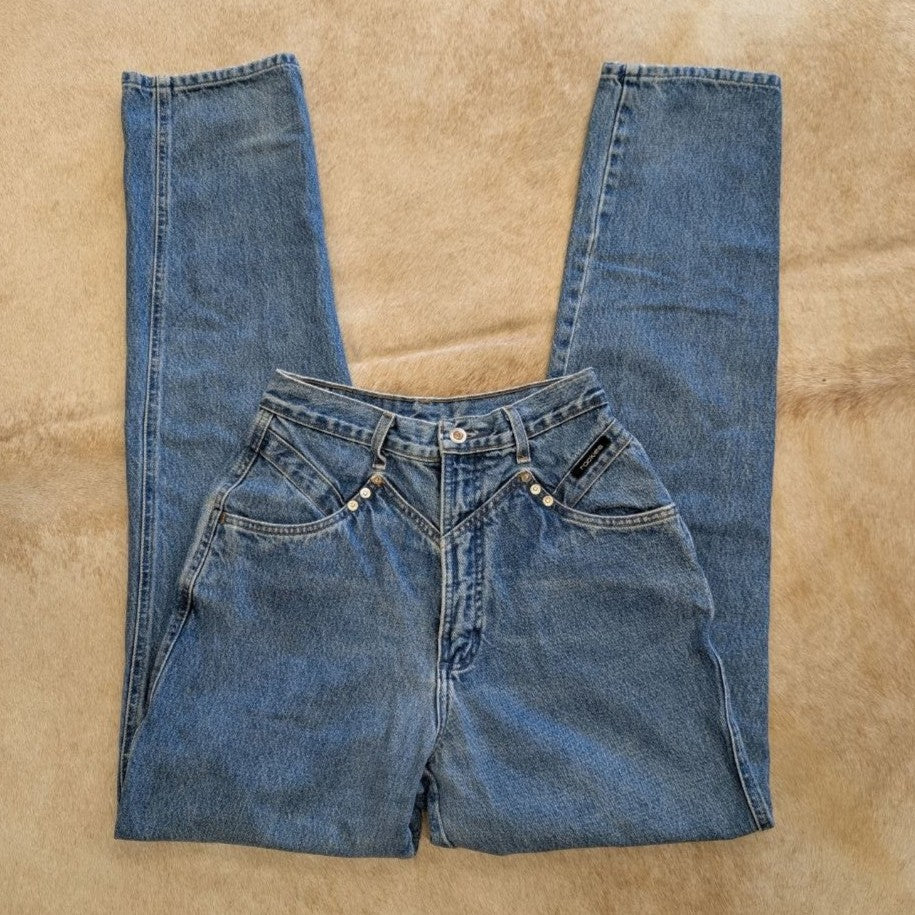 Vintage 1990s High Rise Rockies Bareback Jeans Size 9