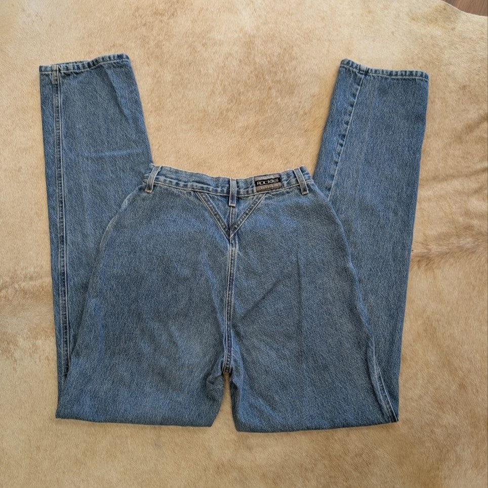 Vintage 1990s High Rise Rockies Bareback Jeans Size 9