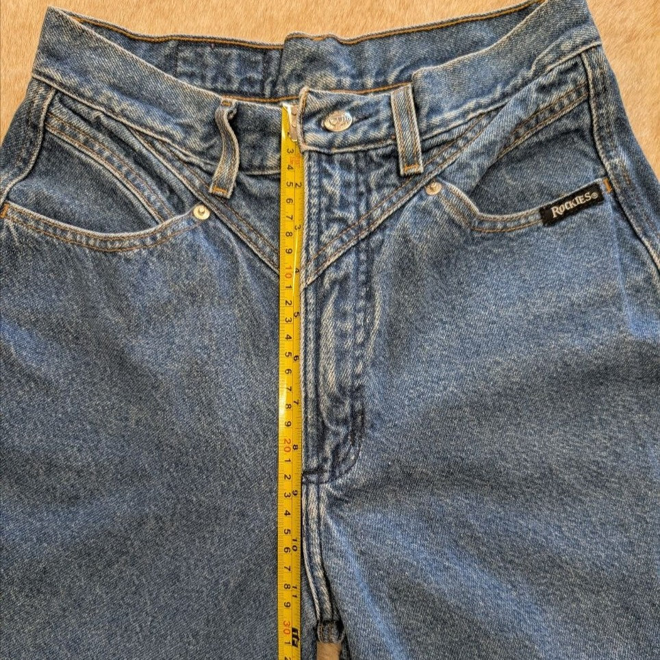 Vintage 1990s High Rise Rockies Bareback Jeans Size 9