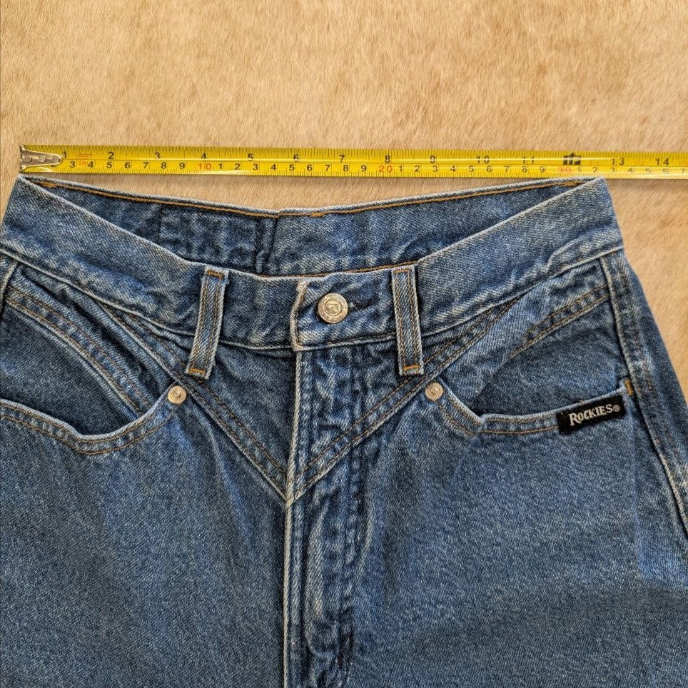 Vintage 1990s High Rise Rockies Bareback Jeans Size 9