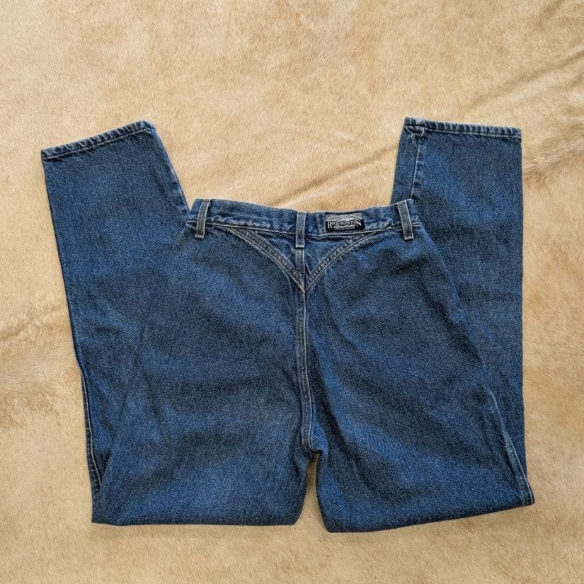 Vintage 1990s High Rise Rockies Bareback Jeans Size 9
