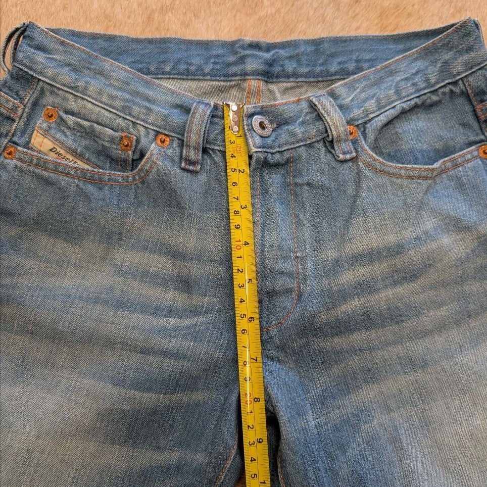 Vintage 1990s Diesel Flare Mid Rise Bareback Jeans Size 28