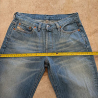 Vintage 1990s Diesel Flare Mid Rise Bareback Jeans Size 28