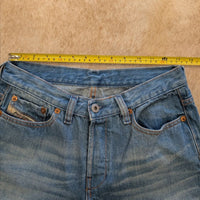 Vintage 1990s Diesel Flare Mid Rise Bareback Jeans Size 28
