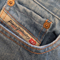 Vintage 1990s Diesel Flare Mid Rise Bareback Jeans Size 28