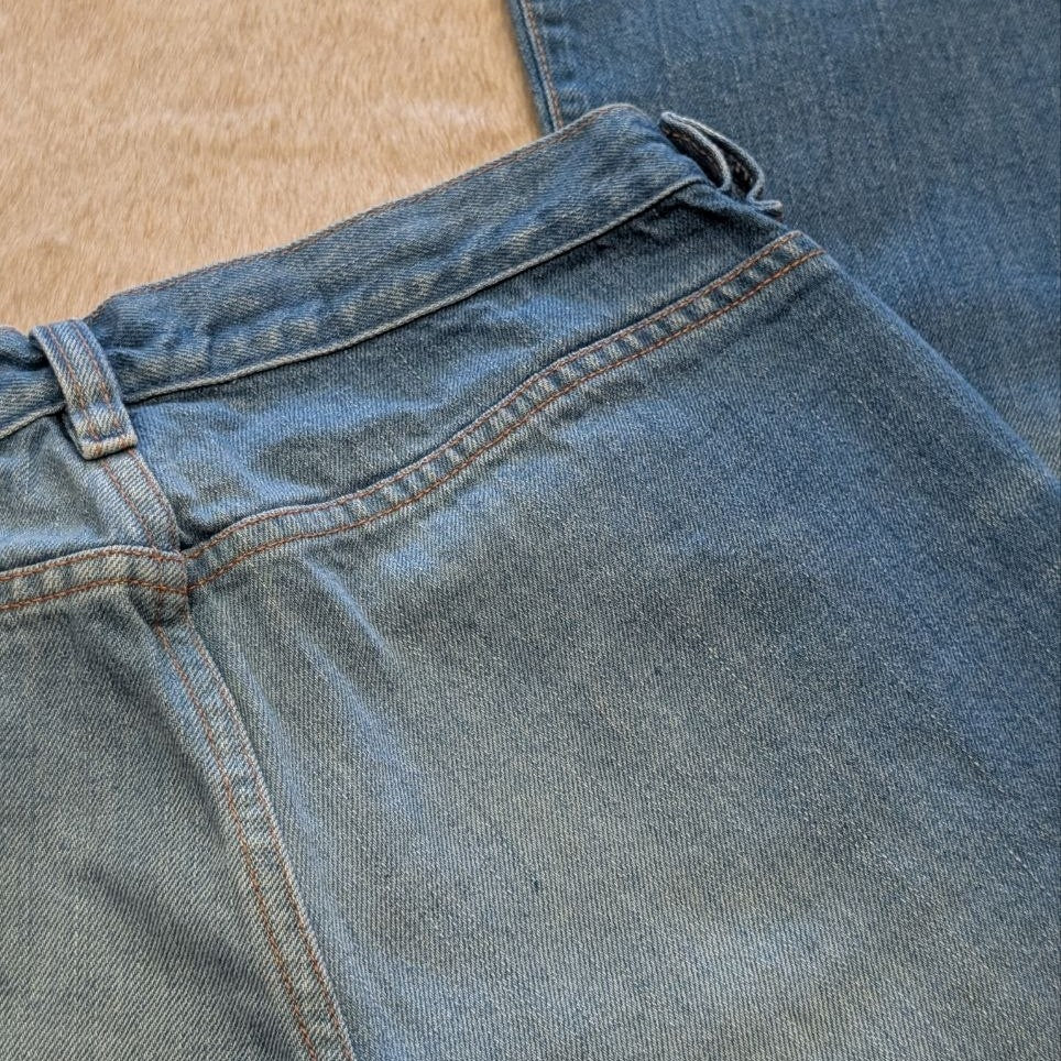 Vintage 1990s Diesel Flare Mid Rise Bareback Jeans Size 28