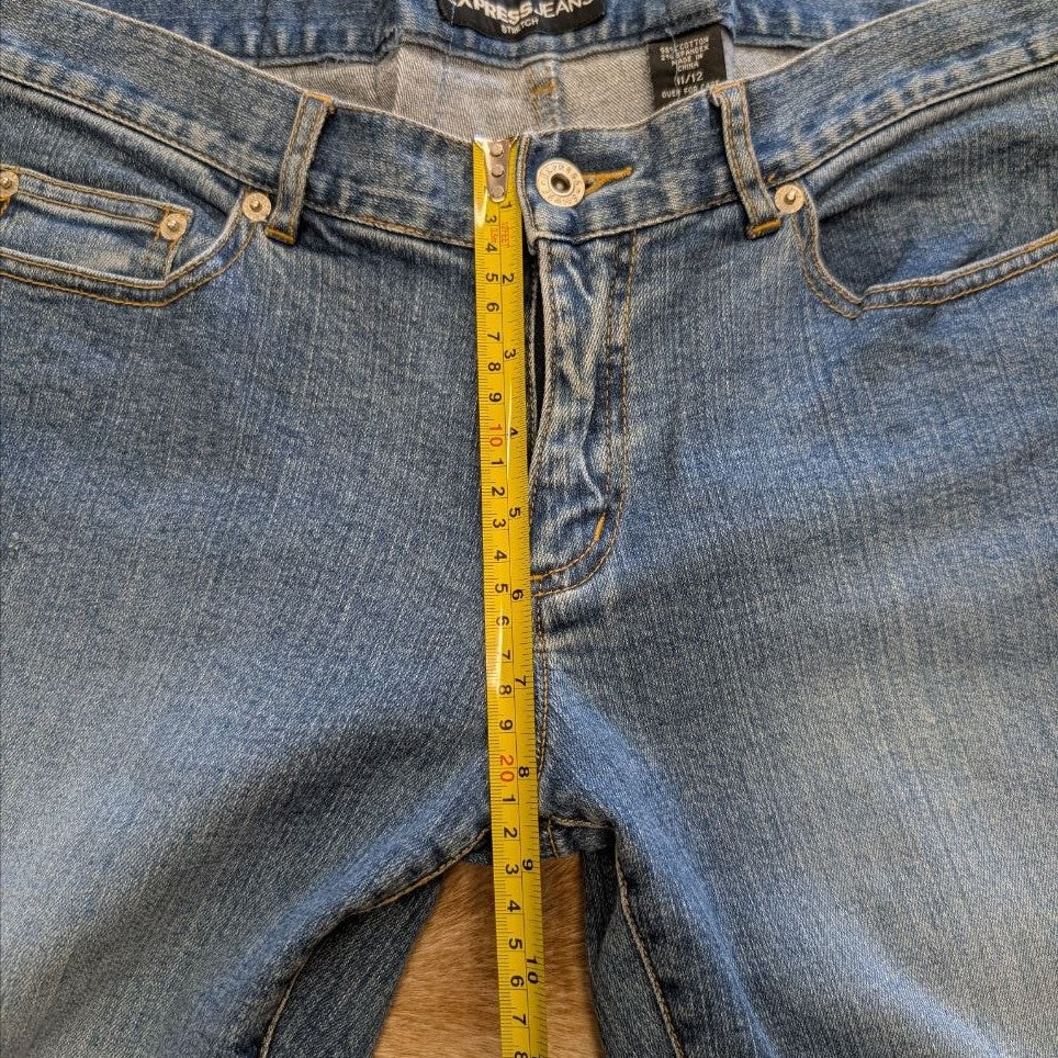 Express Mid Rise Bareback Bootcut Jeans Size 11/12