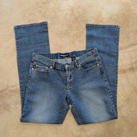 Express Mid Rise Bareback Bootcut Jeans Size 11/12