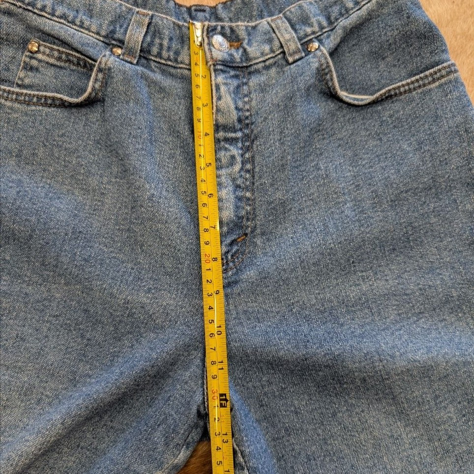 Vintage 1980s Silver Tab High Rise Tapered Leg Jeans Size 12